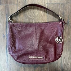 Michael Kors medium Bedford shoulder bag in wine